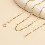 9K Yellow Gold  Chain (Size - 16),  Gold Wt. 1.3 Gms