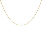 9K Yellow Gold  Chain (Size - 16),  Gold Wt. 1.3 Gms