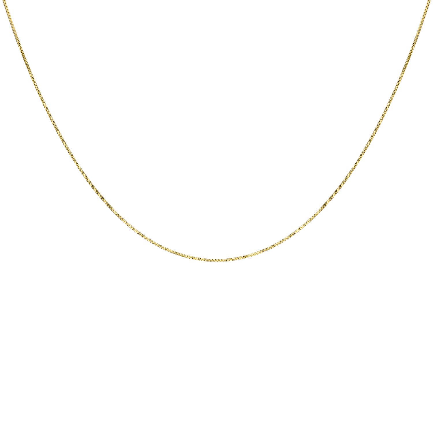 Diamond Cut Box Chain 16 Inch in 9K Yellow Gold 7579376 4
