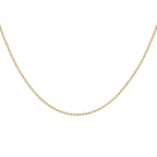 9K Yellow Gold  Chain (Size - 16),  Gold Wt. 1.4 Gms