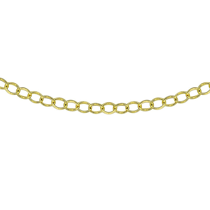 2.4mm 34 Trace Chain 16 Inch in 9K Yellow Gold 7578186 1