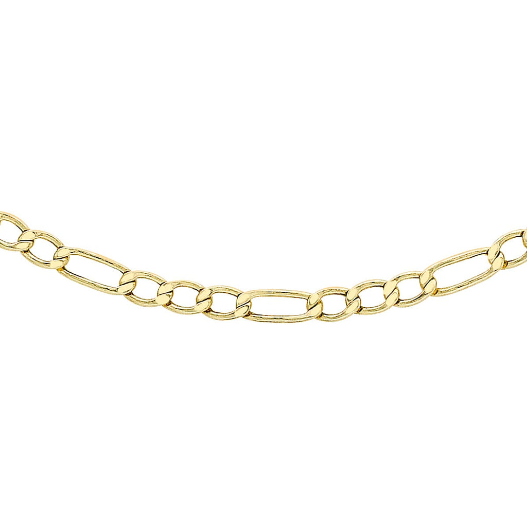 9K Yellow Gold  Chain (Size - 16),  Gold Wt. 1.5 Gms