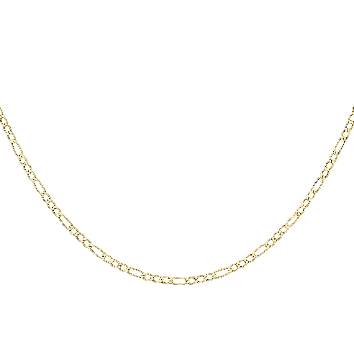 Figaro Chain 16 Inch in 9K Yellow Gold 7579440 2