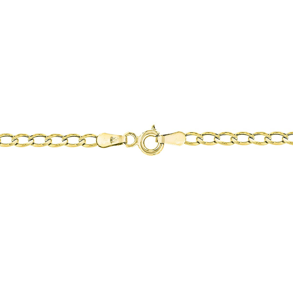 9K Yellow Gold  Chain (Size - 16),  Gold Wt. 1.5 Gms