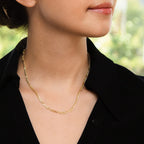 9K Yellow Gold  Chain (Size - 16),  Gold Wt. 2.8 Gms