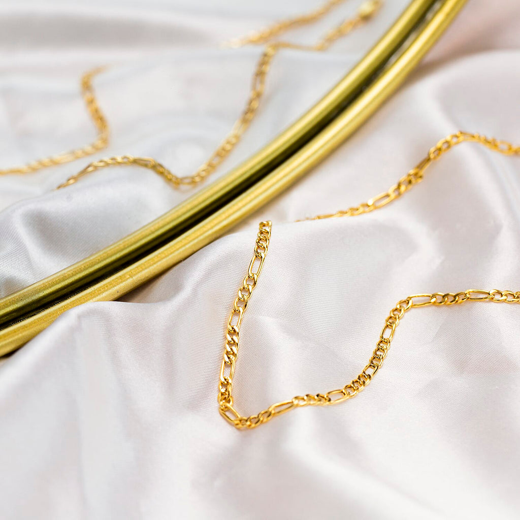 9K Yellow Gold  Chain (Size - 16),  Gold Wt. 2.8 Gms
