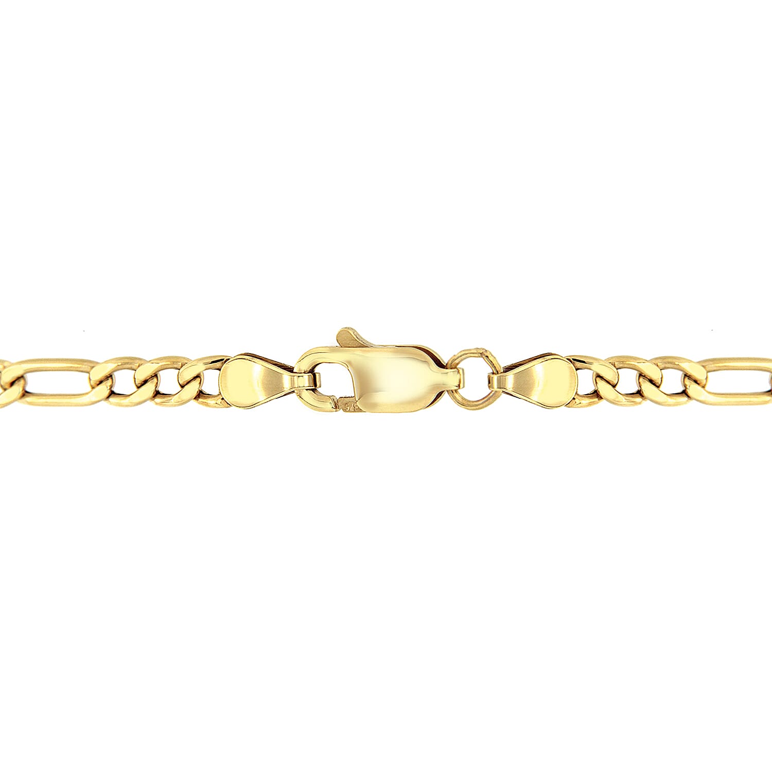 Figaro Chain 16 Inch in 9K Yellow Gold 7579685 4