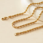 9K Yellow Gold  Chain (Size - 16),  Gold Wt. 5.5 Gms