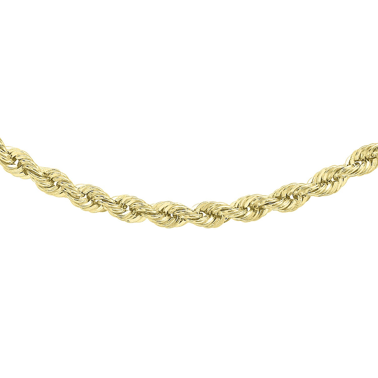 Rope Chain 16 Inch in 9K Yellow Gold 7581728 0