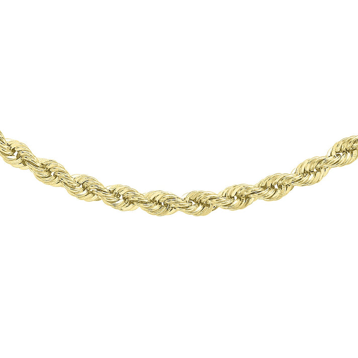 Rope Chain 16 Inch in 9K Yellow Gold 7581728 1