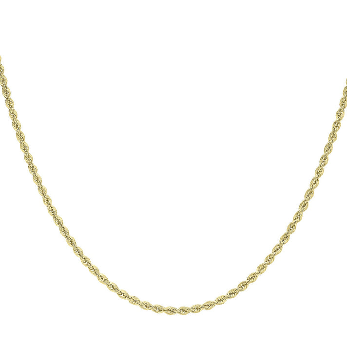 Rope Chain 16 Inch in 9K Yellow Gold 7581728 2