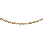 Hatton Garden Close Out Deal  - 9K Yellow Gold Diamond Cut Curb Chain (Size - 18)