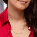 9K Yellow Gold  Chain (Size - 18),  Gold Wt. 1.6 Gms