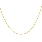 Close Out Deal - 9K Yellow Gold Spiga Chain (Size - 18) with Spring Ring Clasp