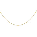 9K Yellow Gold  Chain (Size - 18),  Gold Wt. 1 Gms
