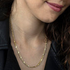 9K Yellow Gold  Chain (Size - 18),  Gold Wt. 3.6 Gms