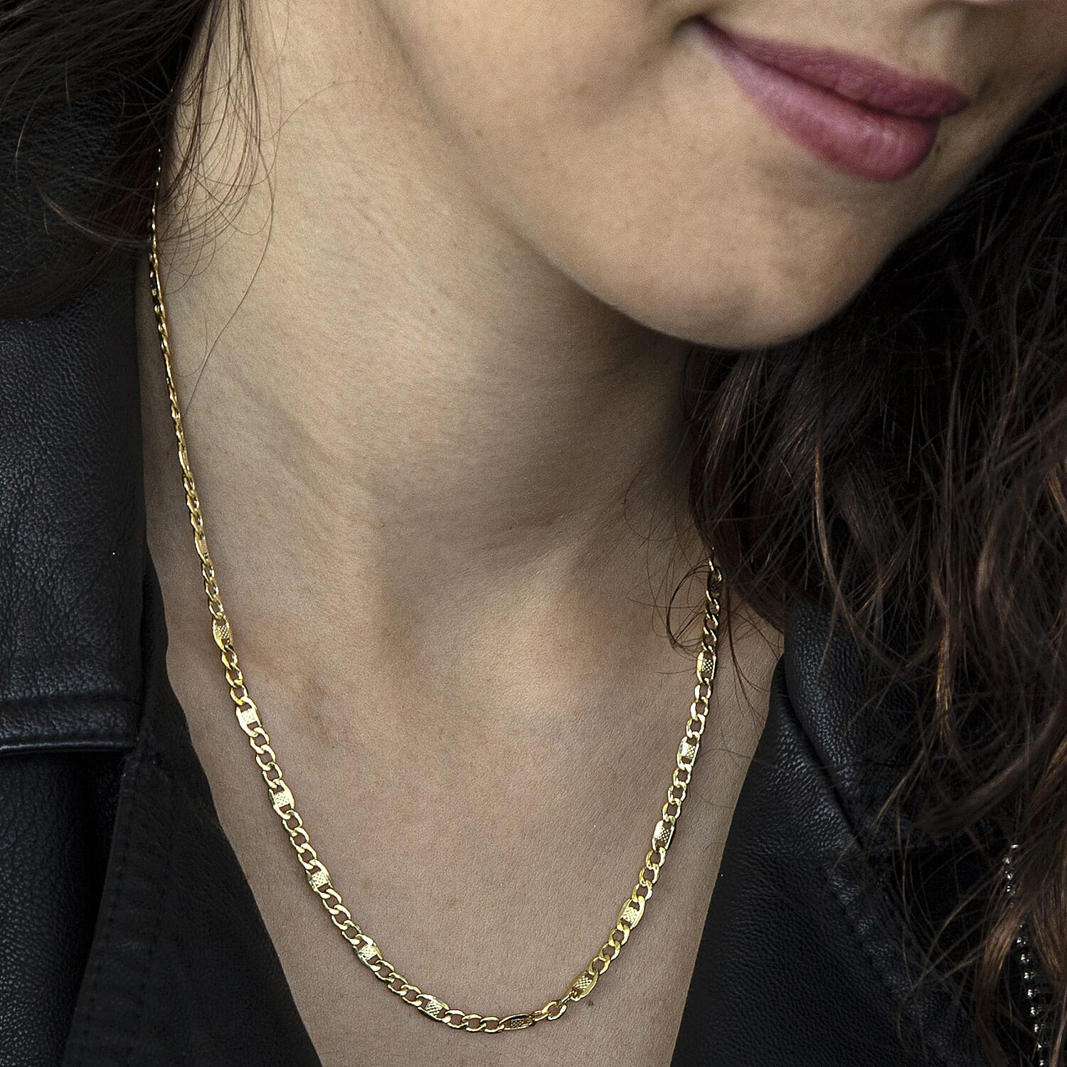 3.6mm Rambo Curb Chain 18 Inch in 9K Yellow Gold 7578178 1