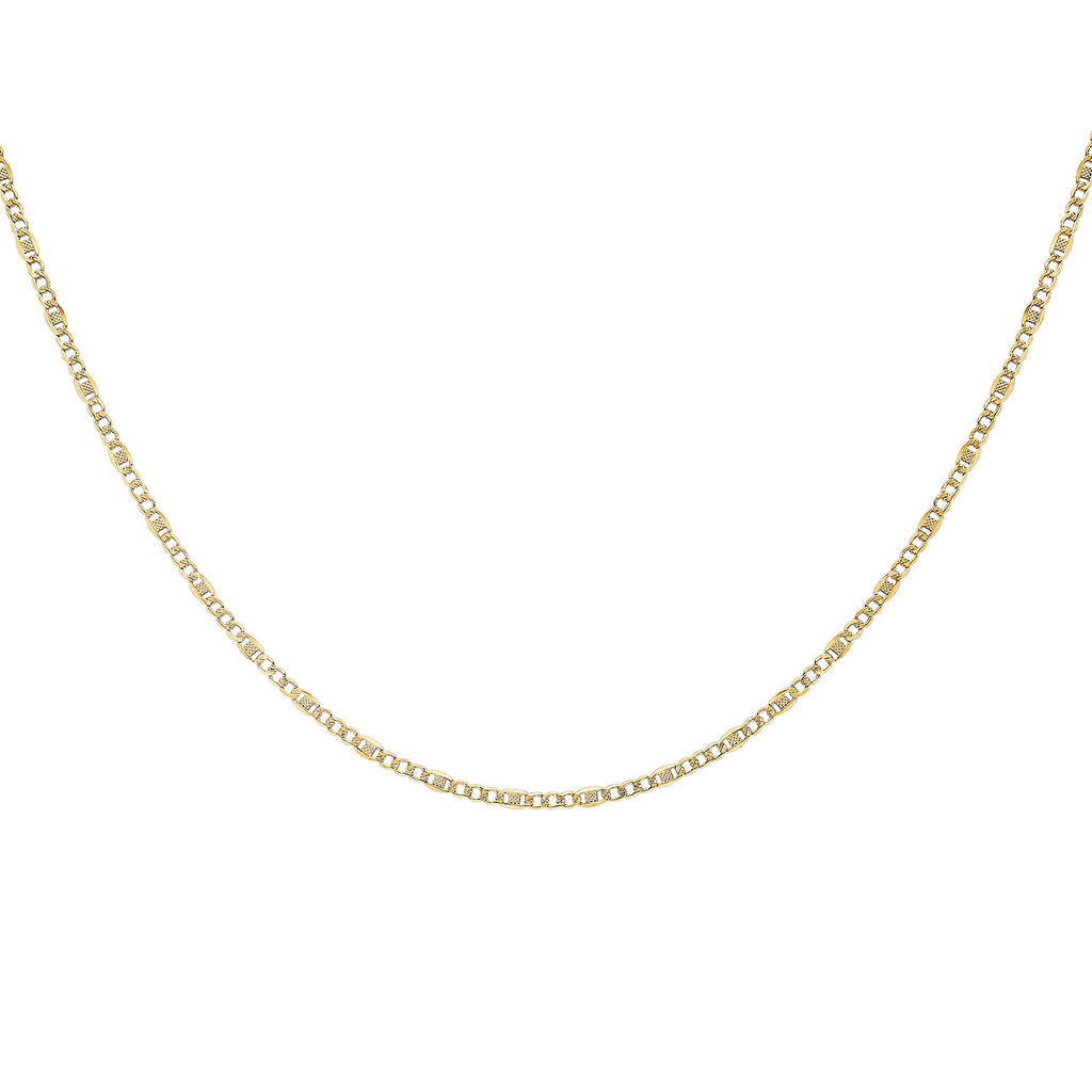 9K Yellow Gold  Chain (Size - 18),  Gold Wt. 3.6 Gms