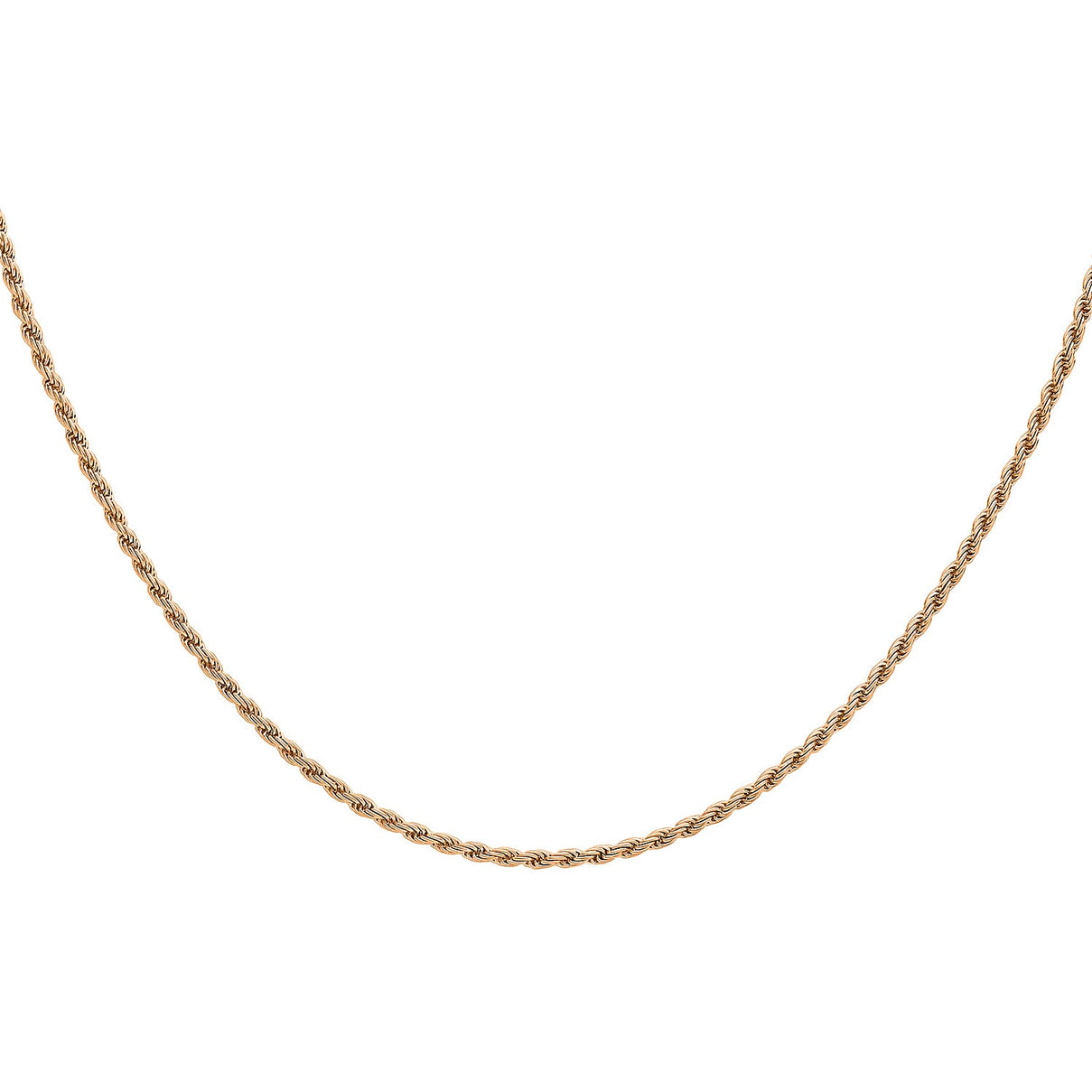 Rope Chain 18 Inch in 9K Rose Gold 3.8g 7582720 1