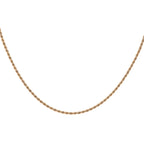 9K Yellow Gold  Chain (Size - 18),  Gold Wt. 3.8 Gms