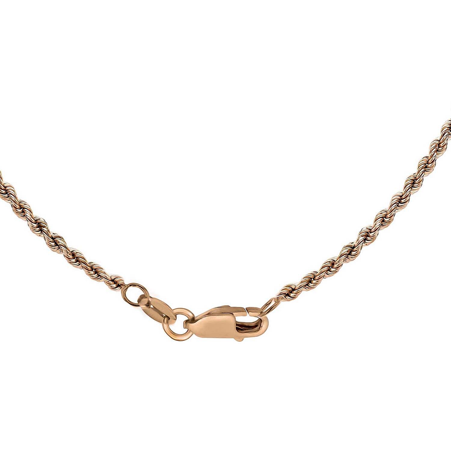 Rope Chain 18 Inch in 9K Rose Gold 3.8g 7582720 2