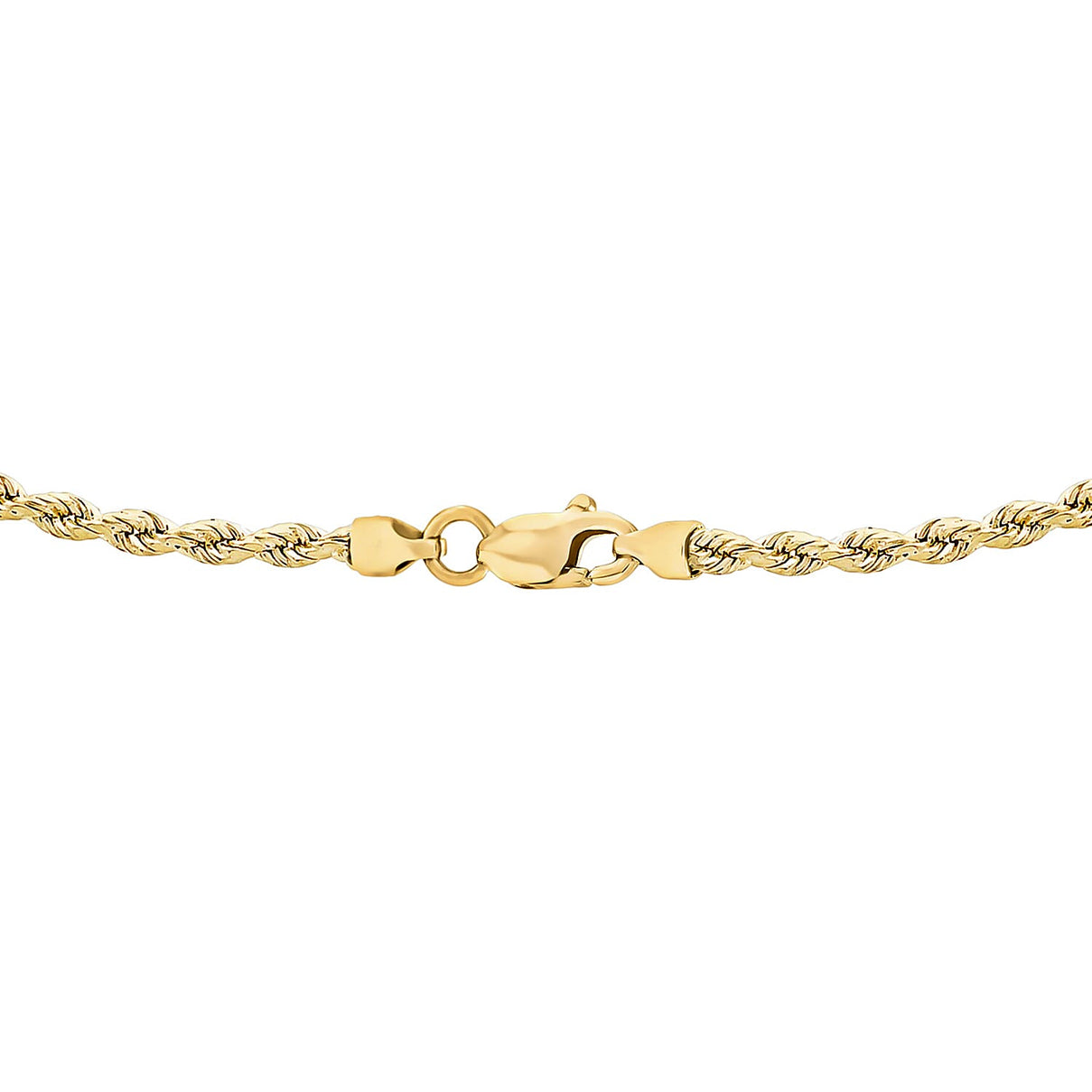 Diamond Cut Rope Chain 18 Inch in 9K Yellow Gold 7581056 4