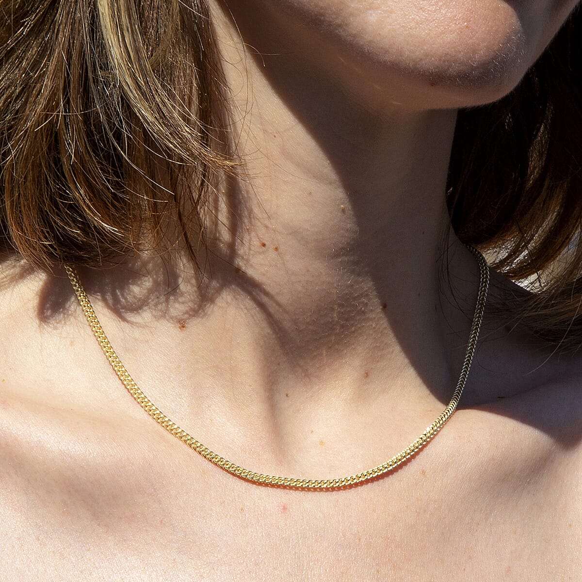 9K Yellow Gold 2mm Franco Link Chain 18 Inch 7337106 1