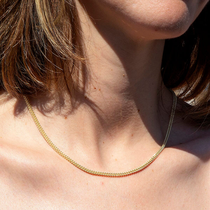 9K Yellow Gold 2mm Franco Link Chain 18 Inch 7337106 2