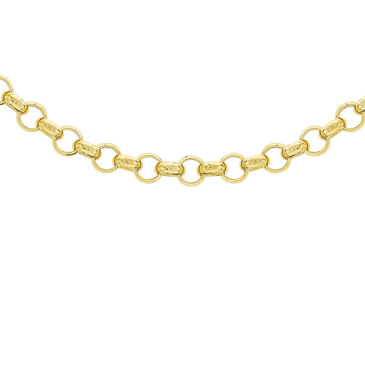Round Belcher Chain 18 Inch in 9K Yellow Gold 7578941 0