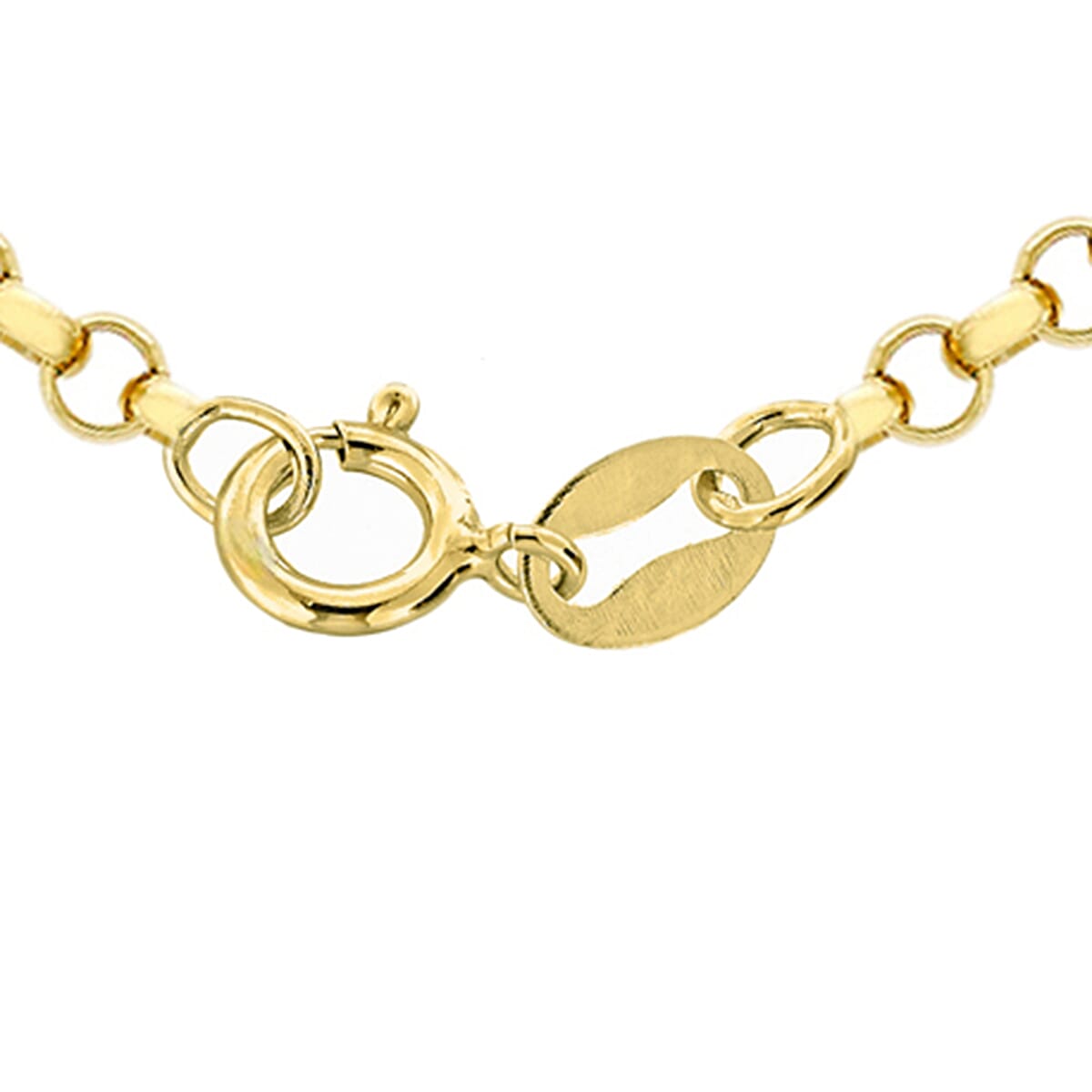Round Belcher Chain 18 Inch in 9K Yellow Gold 7578941 3