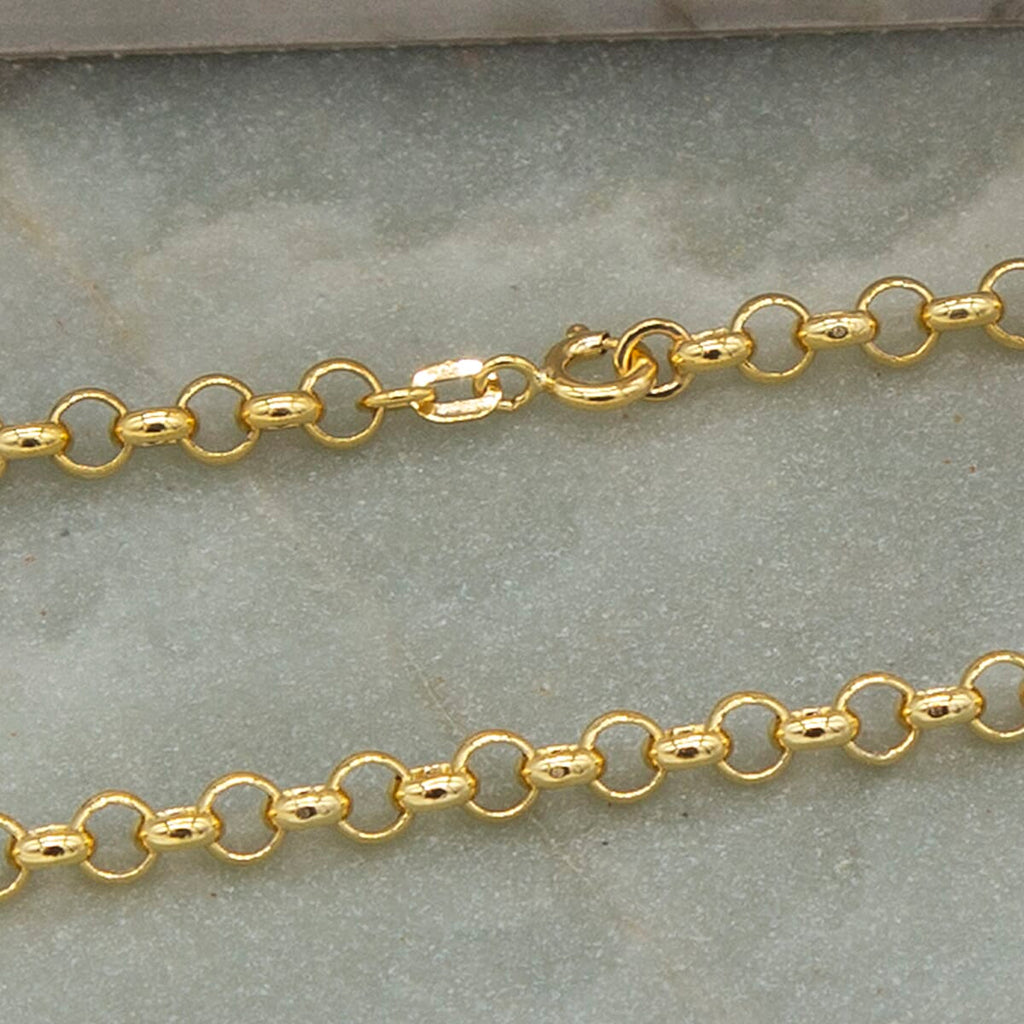 9K Yellow Gold  Chain (Size - 18),  Gold Wt. 6.2 Gms