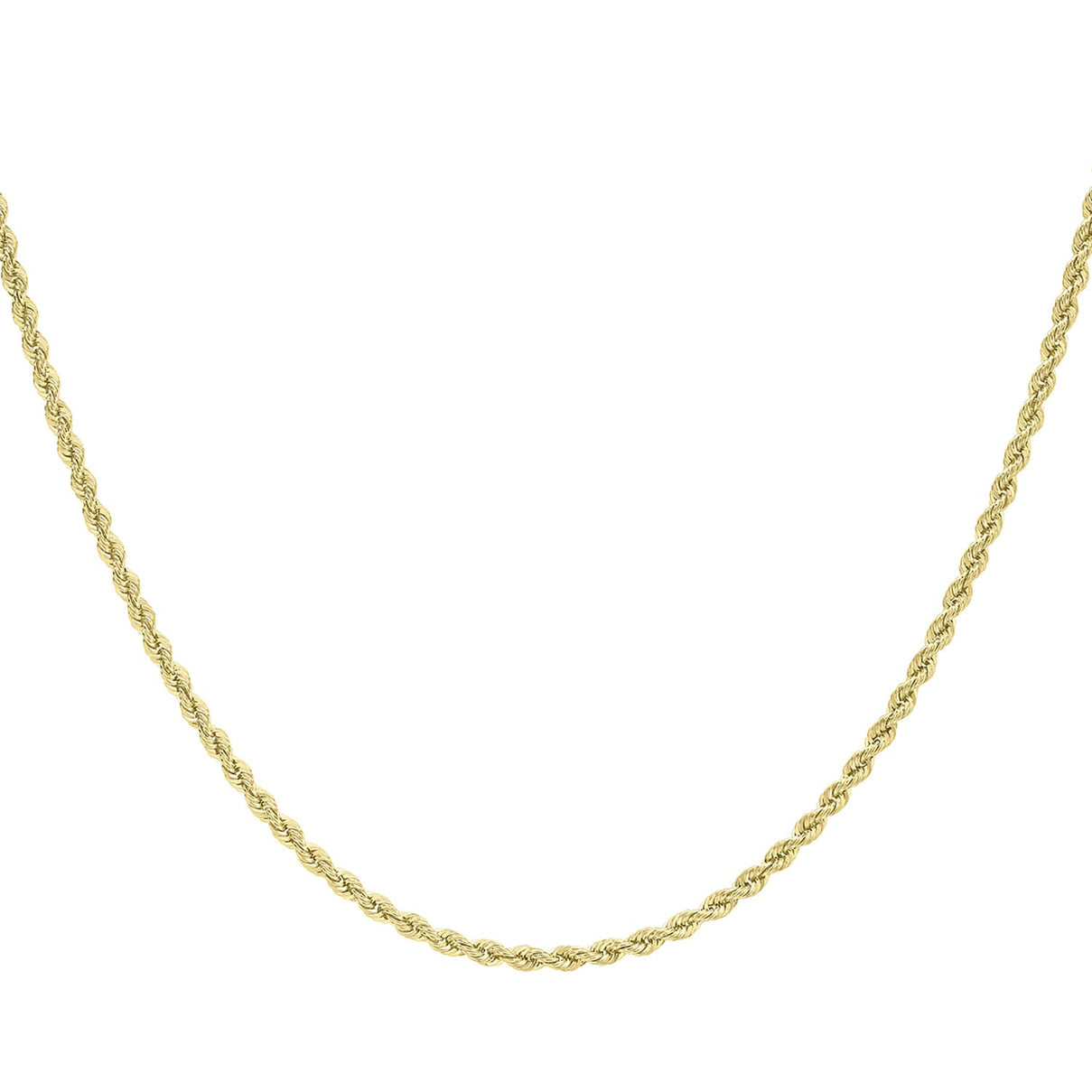 Rope Chain 18 Inch in 9K Yellow Gold 7581732 2