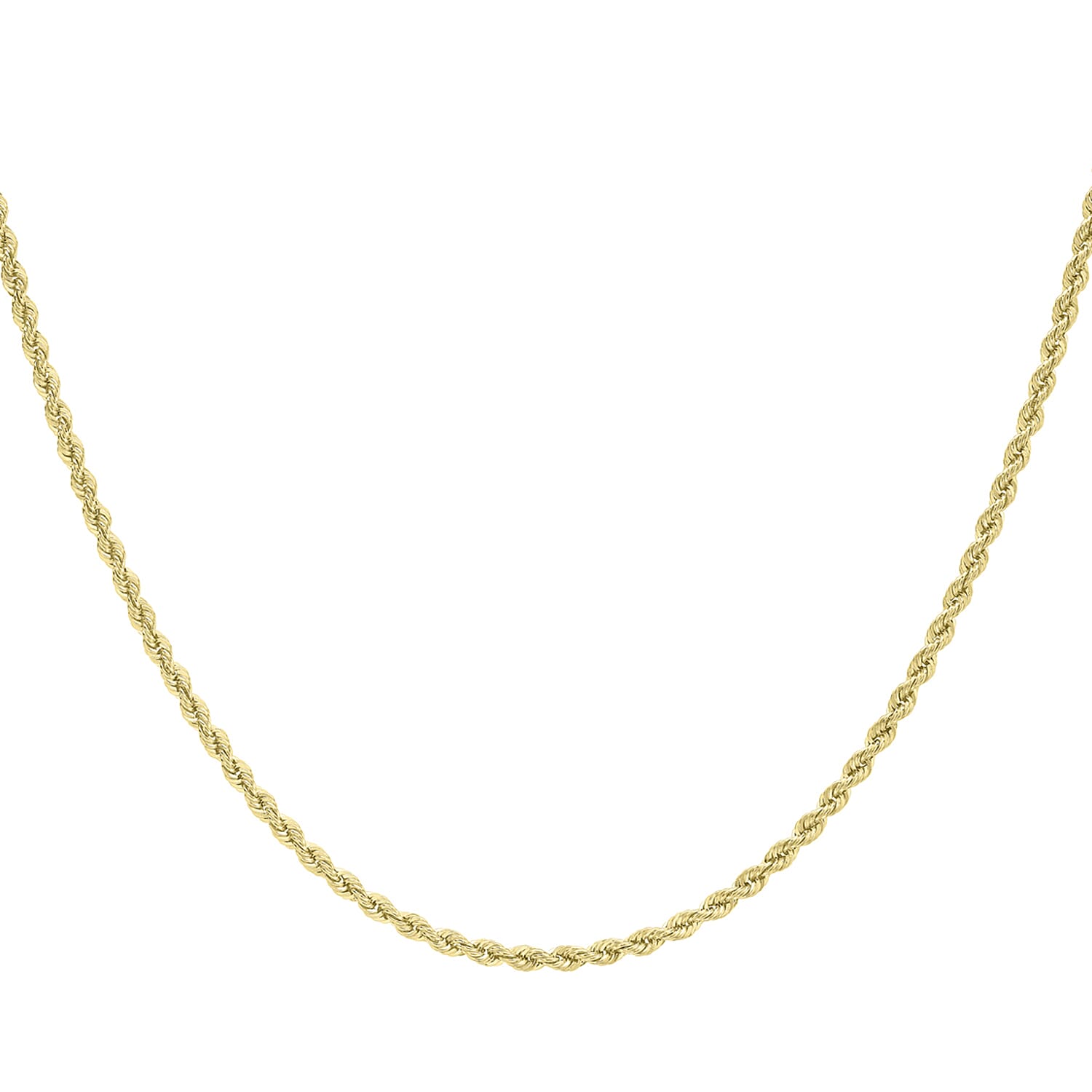 Rope Chain 18 Inch in 9K Yellow Gold 7581732 2