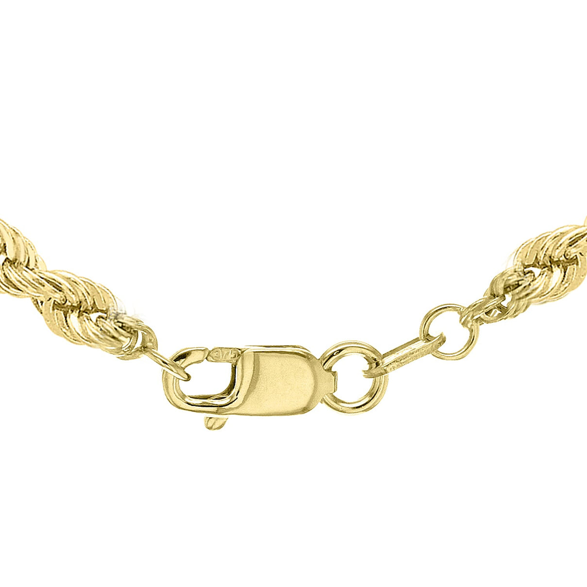 Rope Chain 18 Inch in 9K Yellow Gold 7581732 3