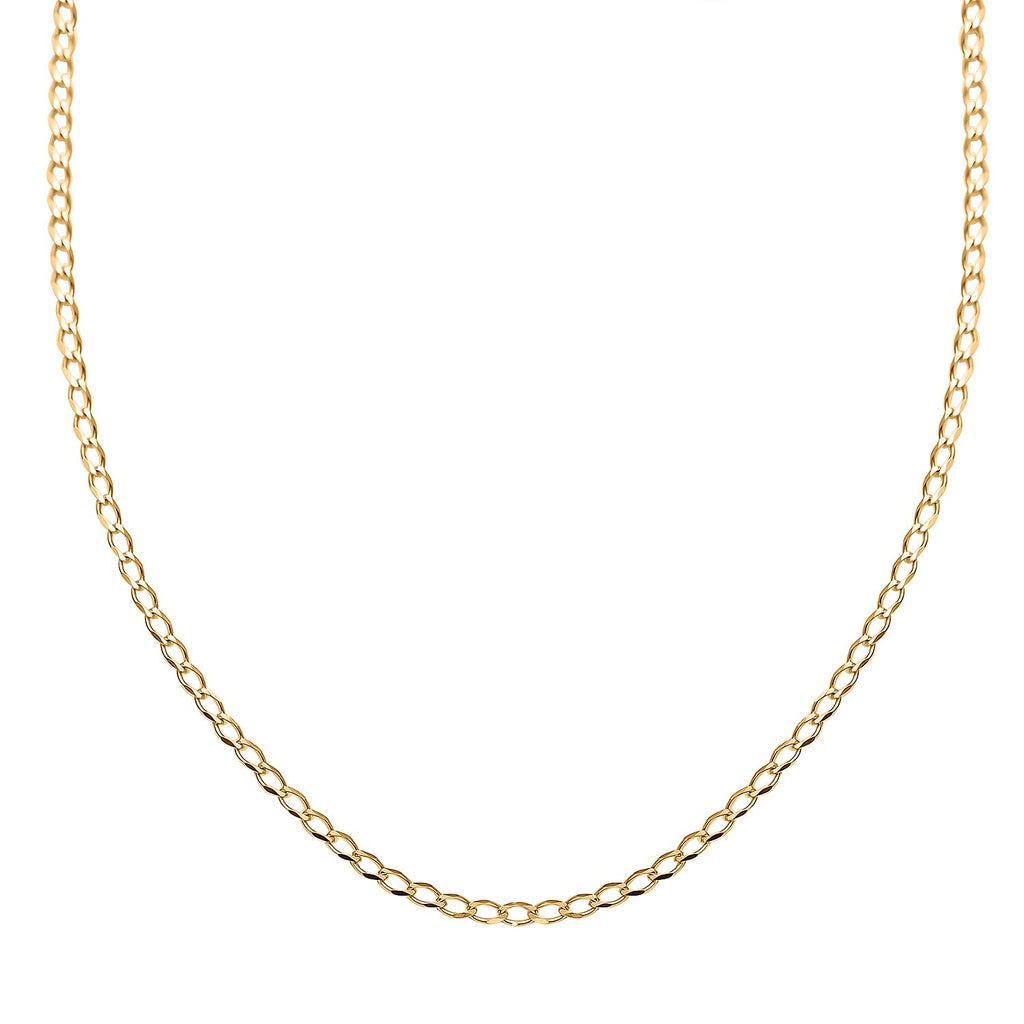 9K Yellow Gold  Chain (Size - 20),  Gold Wt. 1.3 Gms