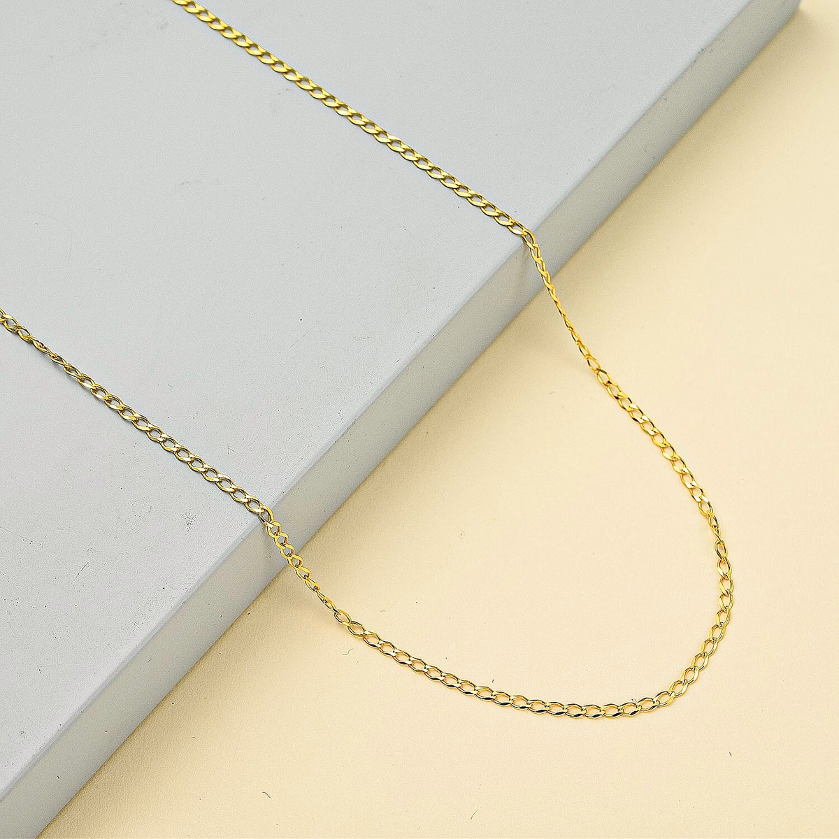 9K Yellow Gold  Chain (Size - 20),  Gold Wt. 1.3 Gms 7752389 1