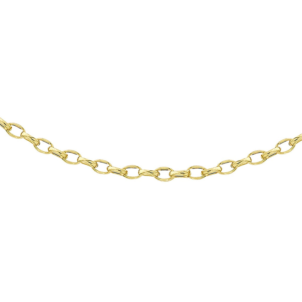 9K Yellow Gold  Chain (Size - 20),  Gold Wt. 1.4 Gms