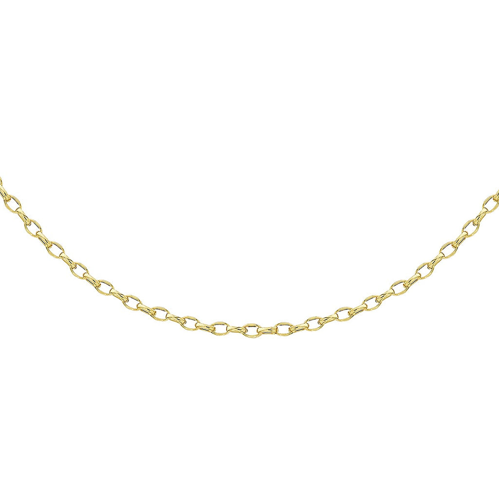 9K Yellow Gold  Chain (Size - 20),  Gold Wt. 1.4 Gms
