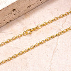 9K Yellow Gold  Chain (Size - 20),  Gold Wt. 1.4 Gms