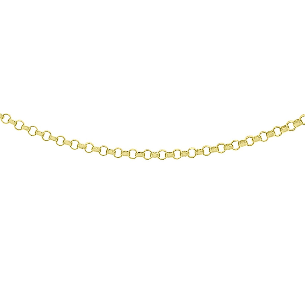 9K Yellow Gold  Chain (Size - 20),  Gold Wt. 1.6 Gms