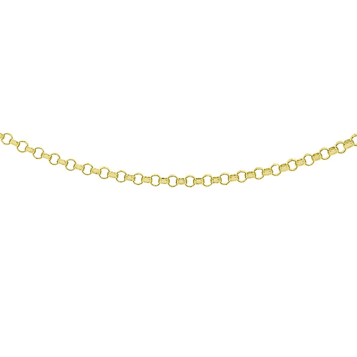 1.1mm Round Belcher Chain 20 Inch in 9K Yellow Gold 7578951 1