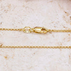 9K Yellow Gold  Chain (Size - 20),  Gold Wt. 1.6 Gms