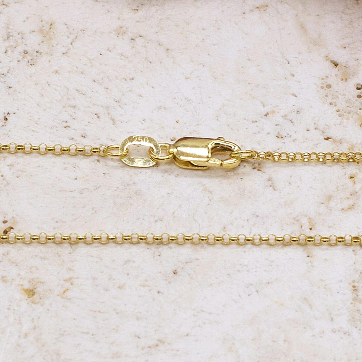 1.1mm Round Belcher Chain 20 Inch in 9K Yellow Gold 7578951 4