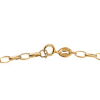 One Time Deal-Italian Made- 9K Yellow Gold Diamond Cut Belcher Necklace (Size - 20)