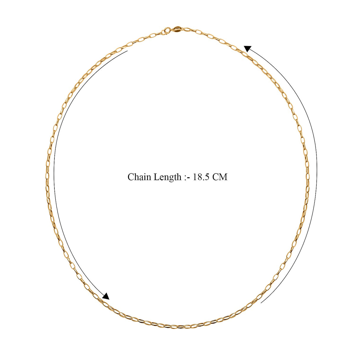 One Time Deal-Italian Made- 9K Yellow Gold Diamond Cut Belcher Necklace (Size - 20) 7663157 4
