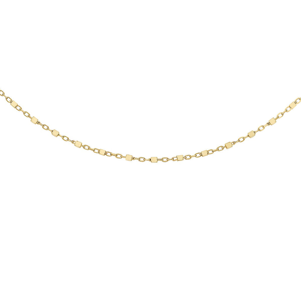 9K Yellow Gold  Chain (Size - 20),  Gold Wt. 1.9 Gms