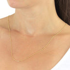 9K Yellow Gold  Chain (Size - 20),  Gold Wt. 1.9 Gms