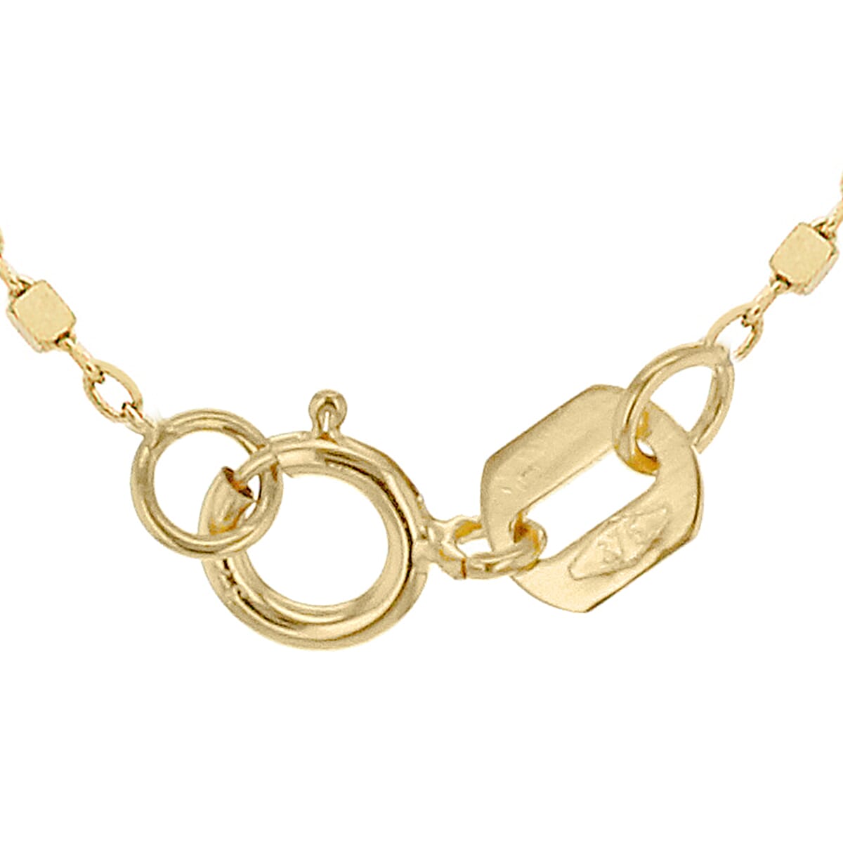 Cube Link Trace Chain 20 Inch in 9K Yellow Gold 7581567 4