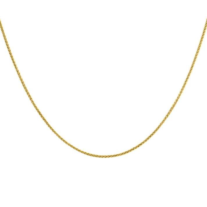 Vicenza Closeout - 9K Yellow Gold Spiga Chain (Size - 20) 7747552 2