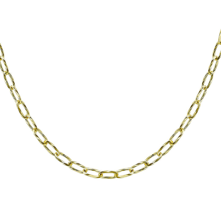 9K Yellow Gold 6.5mm Diamond Cut Hidden Clasp Belcher Chain 20 Inch 7337089 2